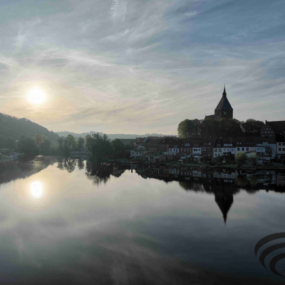 Morgenstimmung über dem Möllner Stadtsee